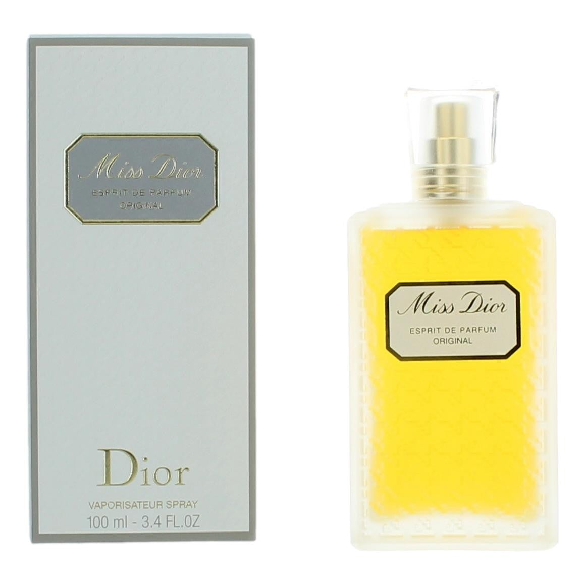 Bottle of Miss Dior by Christian Dior, 3.4 oz Esprit De Parfum Spray for Women
